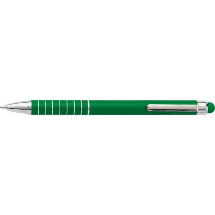 GI0647-04Kugelschreiber aus Metall Oliver_ Gruen
