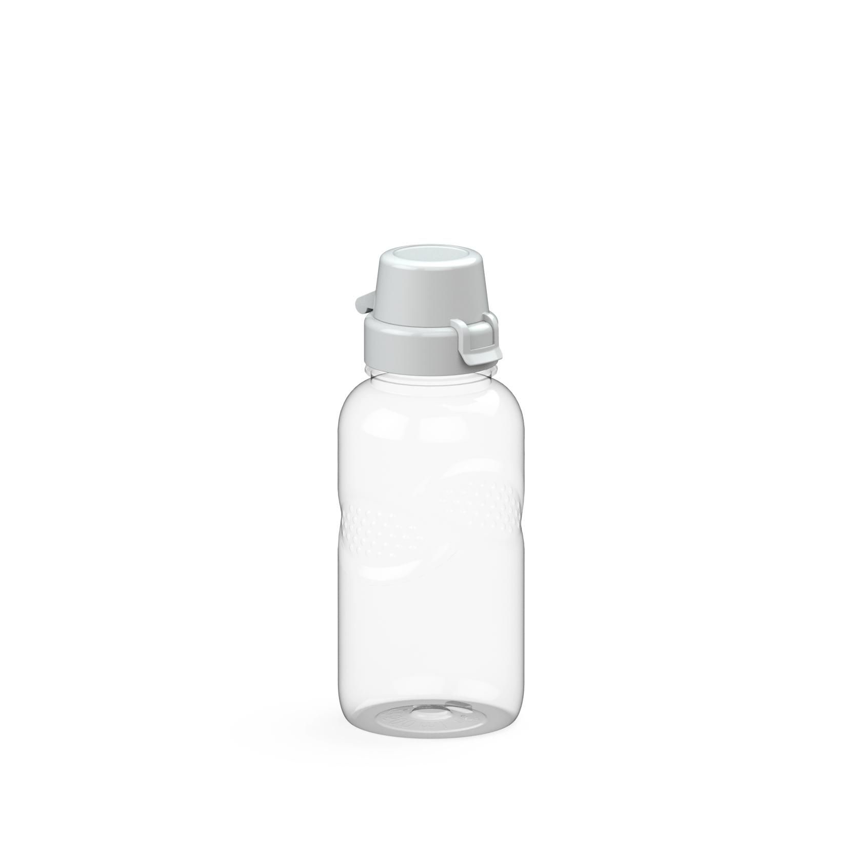 EL01564-1Trinkflasche Carve _School_ 500 ml_ transparent_ weiss