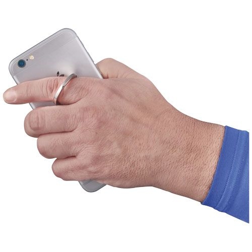 PF123945-1Cell Aluminium Ring Telefonhalterung_ silber