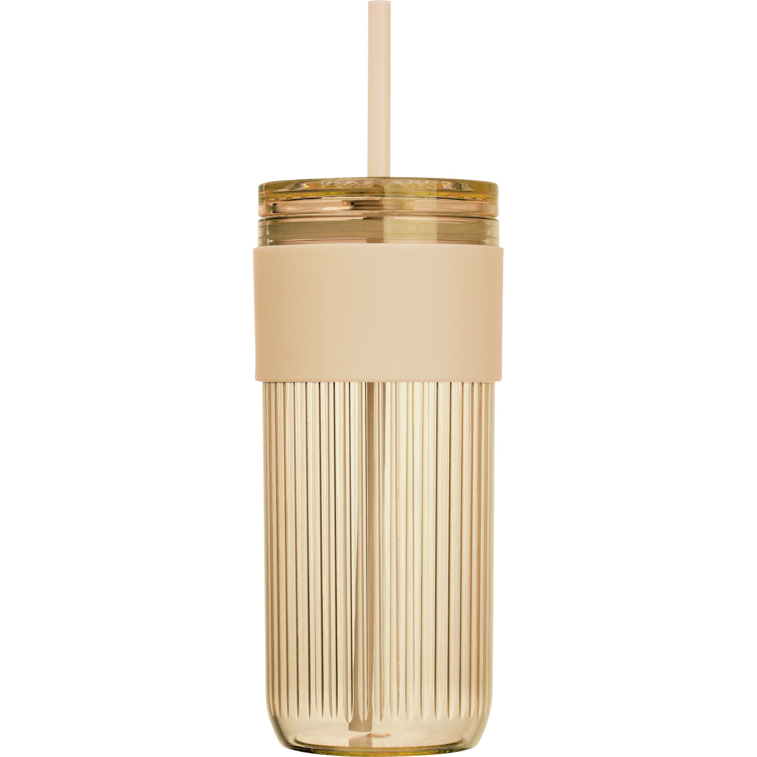 MA85529-13Becher mit Trinkhalm_ 660ml SOLEDAD_ beige