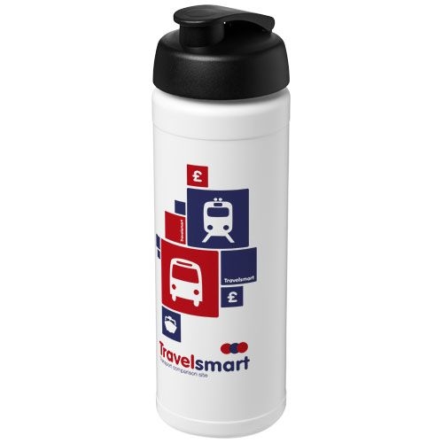 PF210070-1Baseline® Plus 750 ml Flasche mit Klappdeckel_ weiss_schwarz