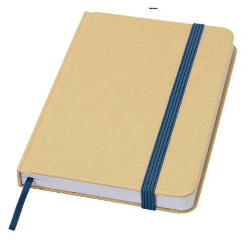 PF106022-3Reed A6 Hardcover Notizbuch_ blanko_ aus recyceltem Material_ Ozeanblau
