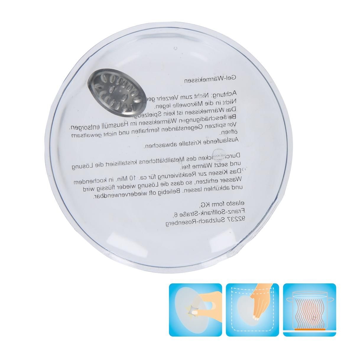 EL06187-1Gel-Waermekissen _Rund_ transparent