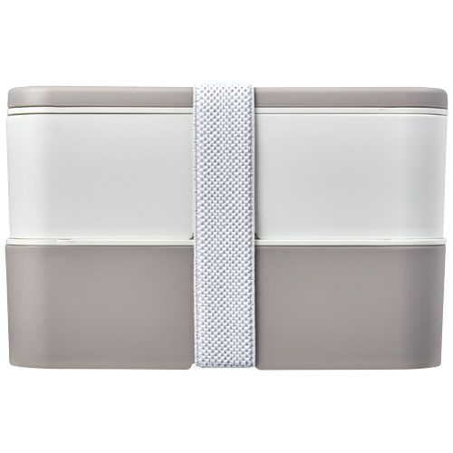 PF210182-7MIYO Renew 700_700 ml Doppel-Lunchbox_ kieselgrau_elfenbeinweiss_weiss