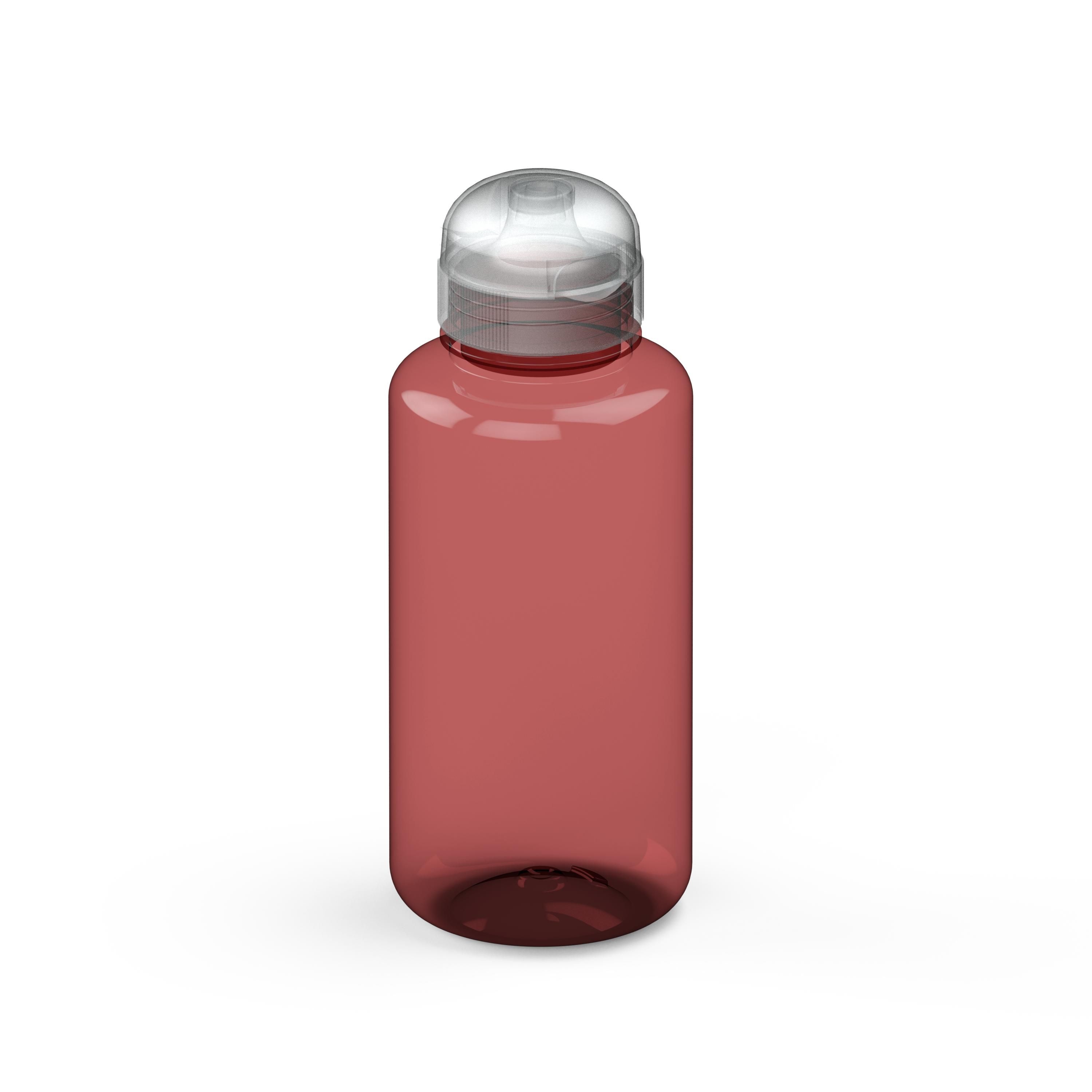 EL01391-3Trinkflasche _Sports_ 700 ml_ transparent-rot_ transparent