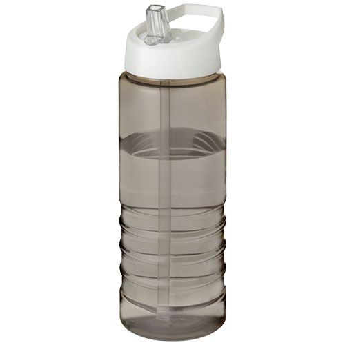 PF210877-4H2O Active® Treble 750 ml Sportflasche mit Ausgussdeckel_ kohle_weiss PF210877-4H2O Active® Treble 750 ml Sportflasche mit Ausgussdeckel_ kohle_weiss
