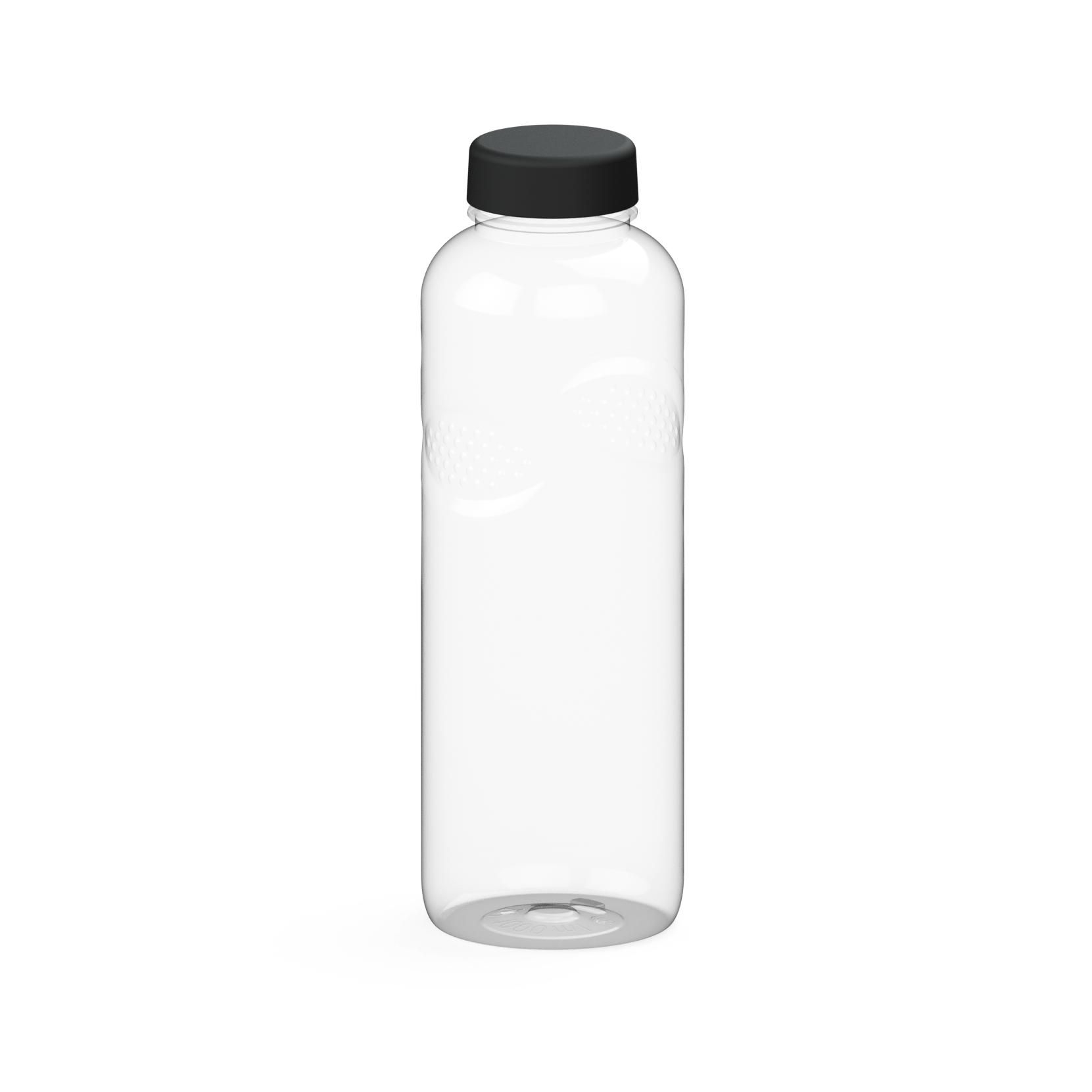 EL01572-2Trinkflasche Carve _Refresh_ 1_0 l_ transparent_ schwarz