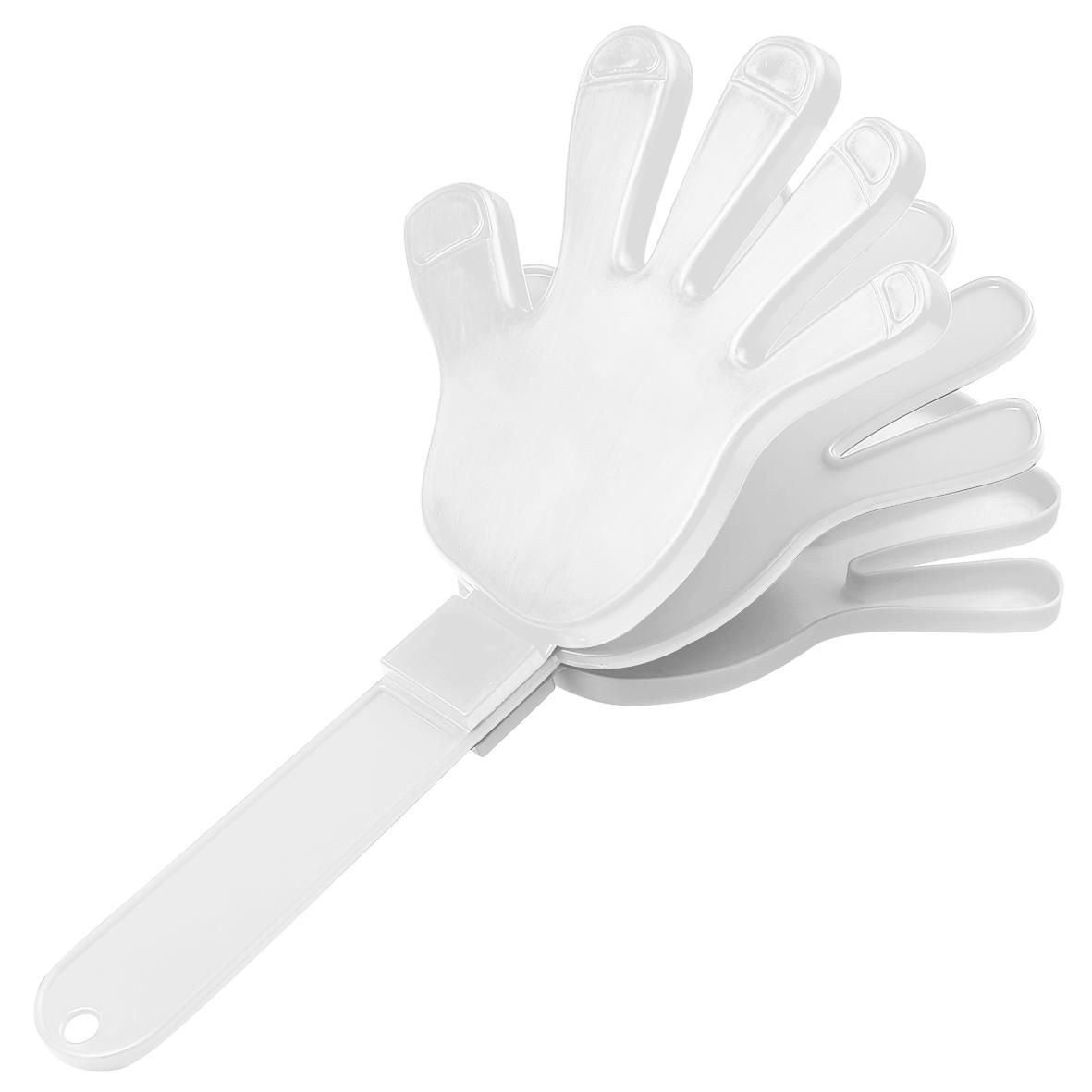EL03648-1Klapper _Hand_ einfarbig_ weiss