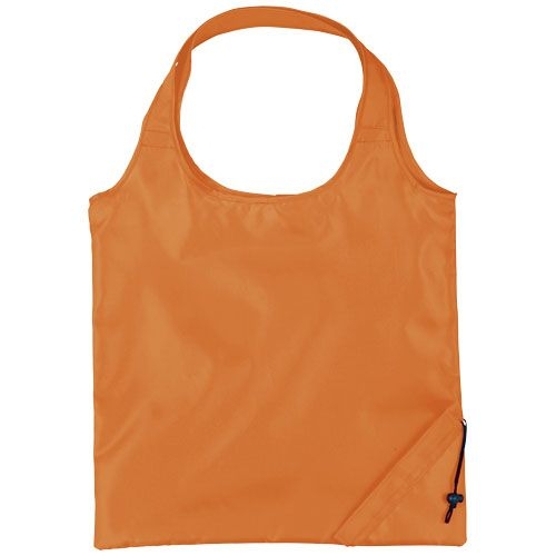 PF120119-6Bungalow faltbare Polyester Tragetasche 7L_ orange