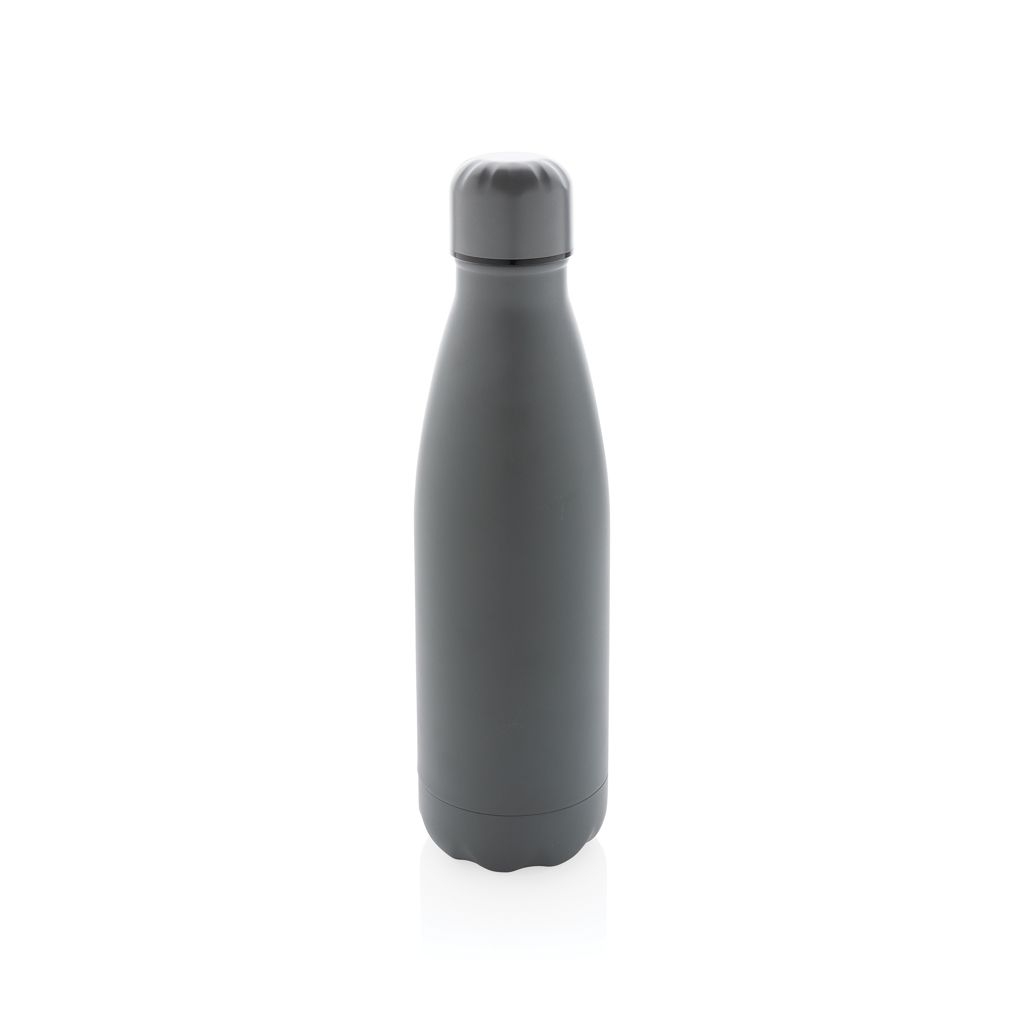 XDP436.46-2Einfarbige Vakuumisolierte Stainless Steel Flasche_ grau
