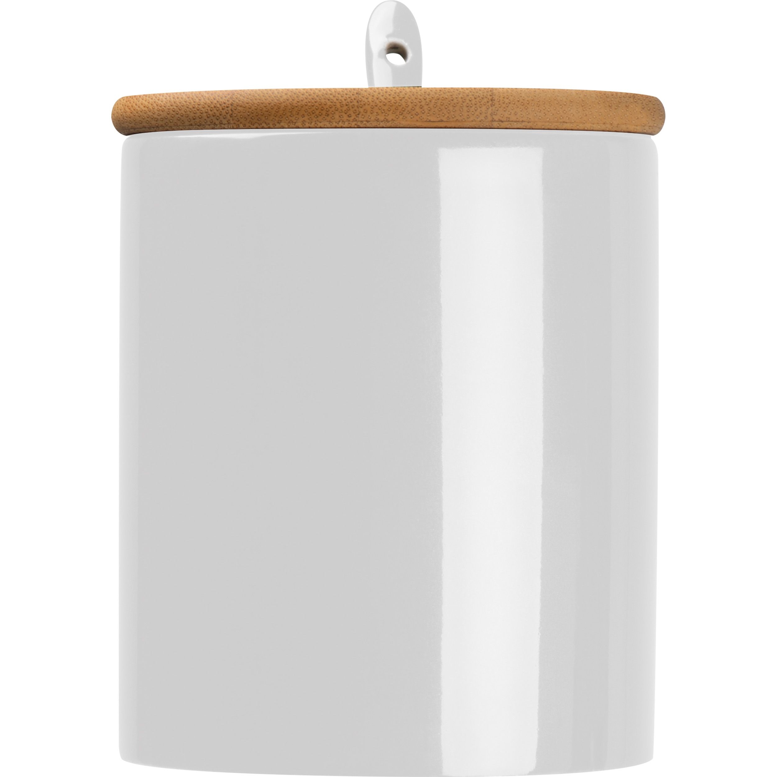 MA82969-06Keramiktasse mit Loeffel und Bambusdeckel_ weiss