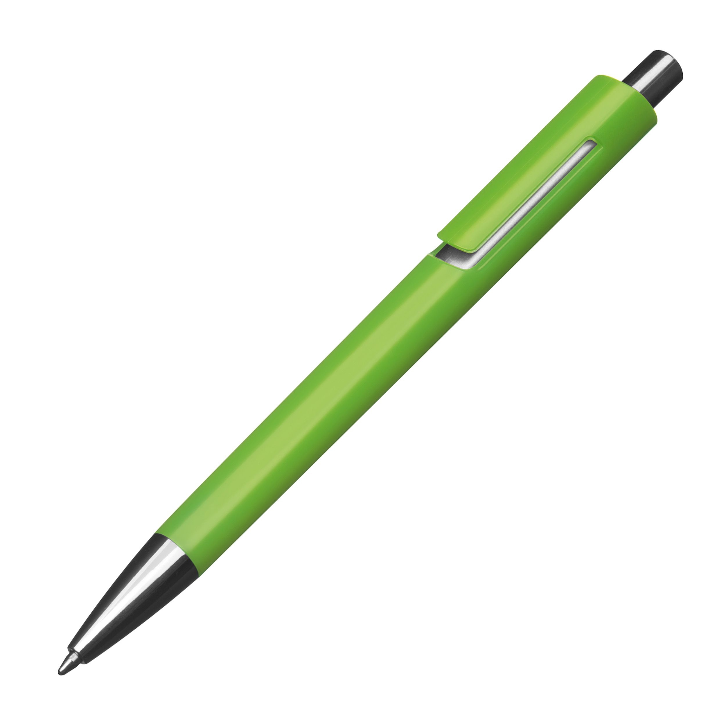 MA13538-29Kugelschreiber mit silbernen Applikationen_ apfelgruen