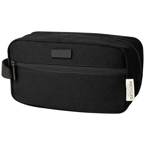 PF130041-4Joey Kosmetiktasche aus GRS recyceltem Canvas 3_5 L_ schwarz