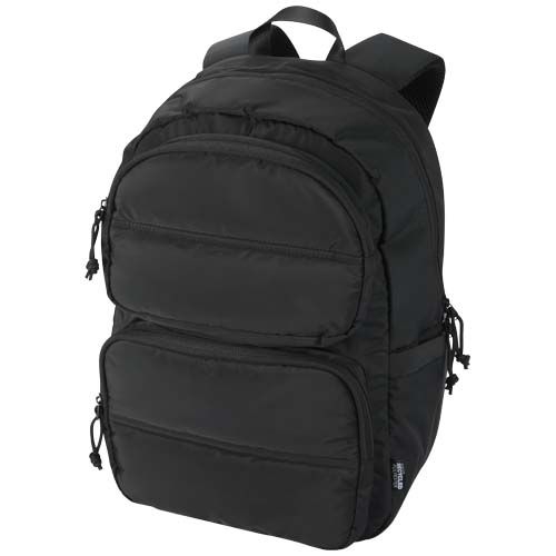 PF130114-3Puffer 15_6_ GRS recycelter Laptoprucksack 18L_ schwarz