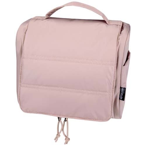 PF130117-2Puffer GRS recycelte aufhaengbare Kulturtasche 8L_ altrosa