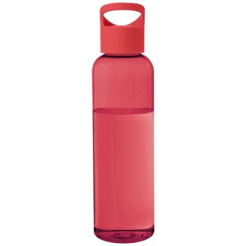 PF100777-2Sky  650 ml Sportflasche aus recyceltem Kunststoff_ rot