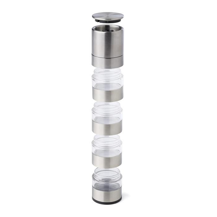 GI966235-32Gewuerzmuehle Rylan aus rostfreiem Stahl_ silber