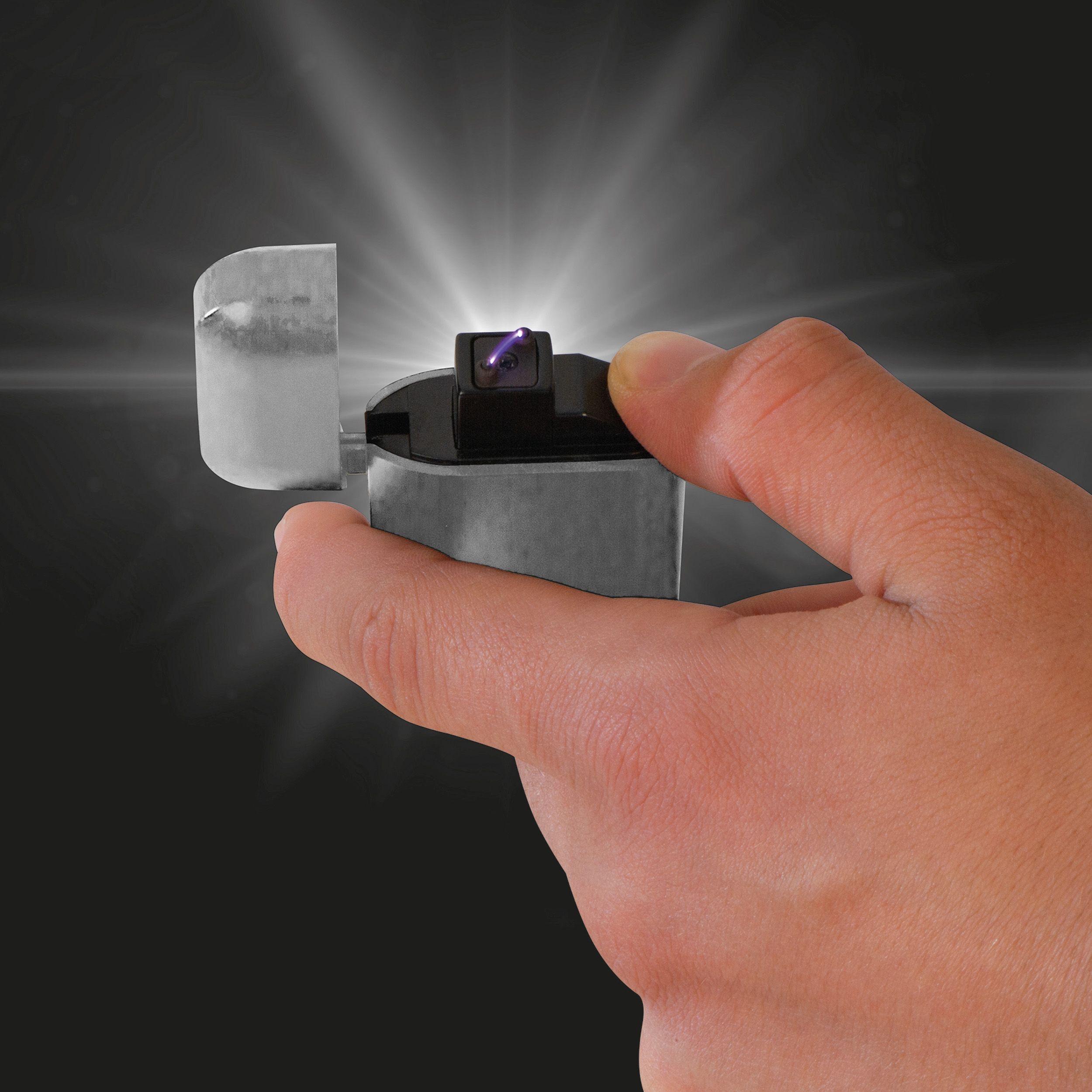 MA90976-97USB Lichtbogen Feuerzeug_ silber