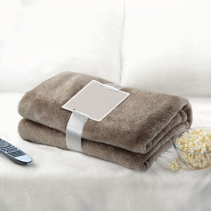 MO9088-39Davos Flanell Fleece-Decke_ Khaki