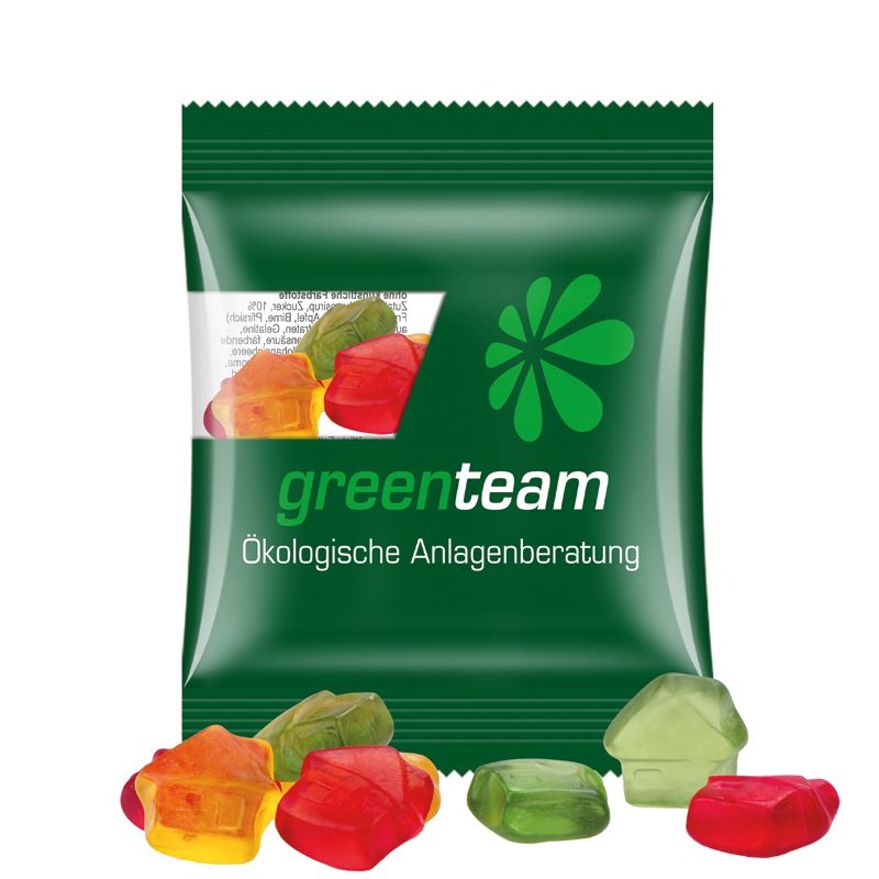 JG15061-12Minituete 10 g Trolli Fruchtgummi Standardformen_ Haus_ transparente Folie