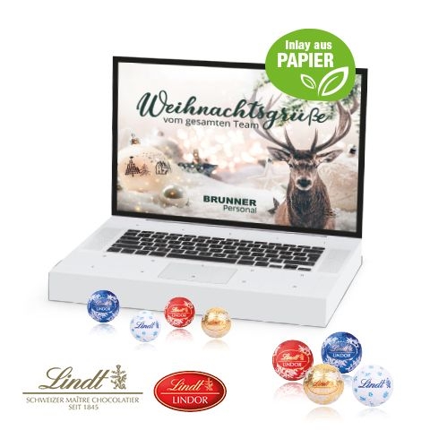 CD55337-02Adventskalender Laptop mit Lindt Minis_ Individuelles Motiv