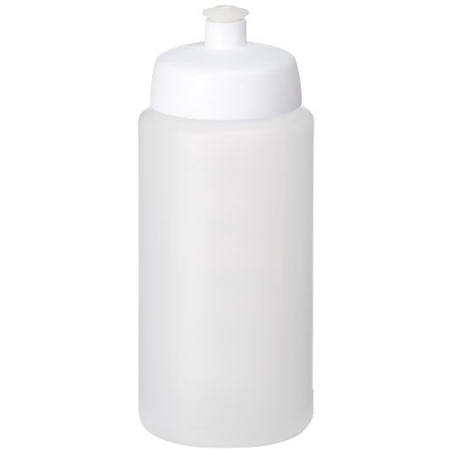 PF210687-17Baseline® Plus grip 500 ml Sportflasche mit Sportdeckel_ transparent_weiss PF210687-17Baseline® Plus grip 500 ml Sportflasche mit Sportdeckel_ transparent_weiss