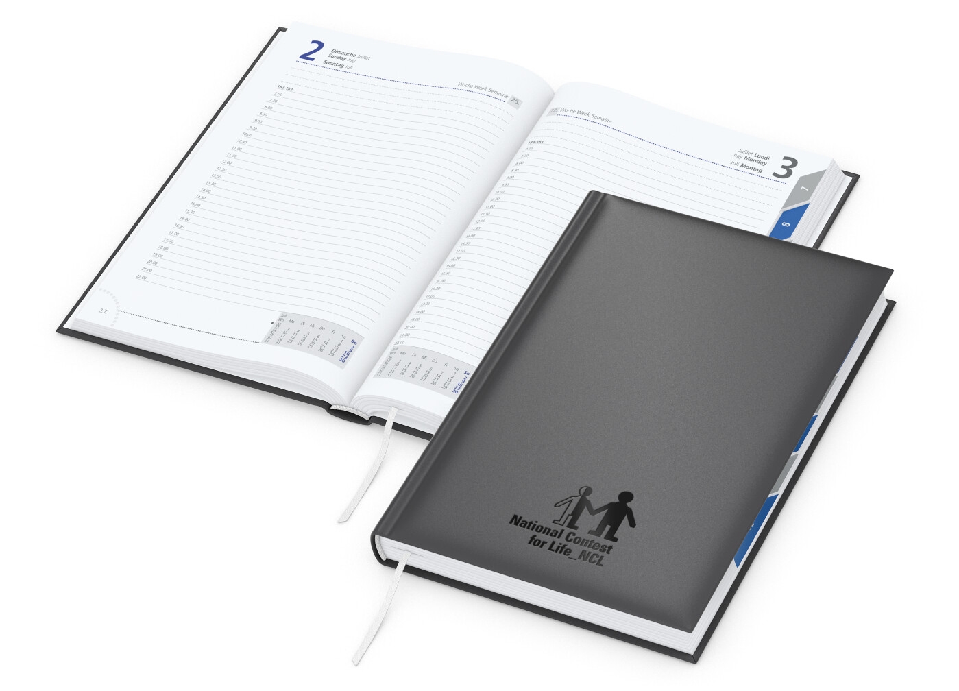 GE0064Tageskalender Manager Monatsregister