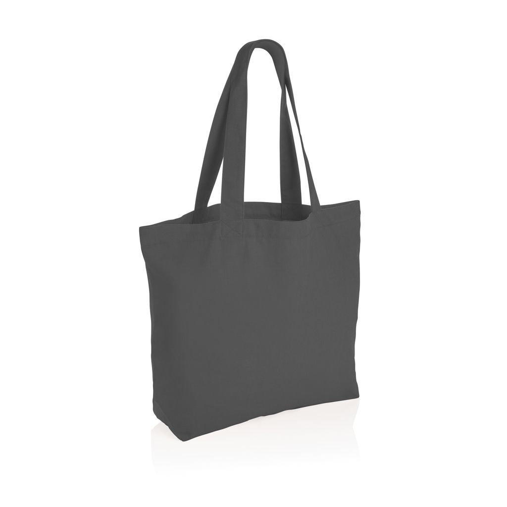 XDP762.96-8Impact Aware™ 240g_m² rcCanvas Shopper _ Tasche_ ungefaerbt_ anthrazit