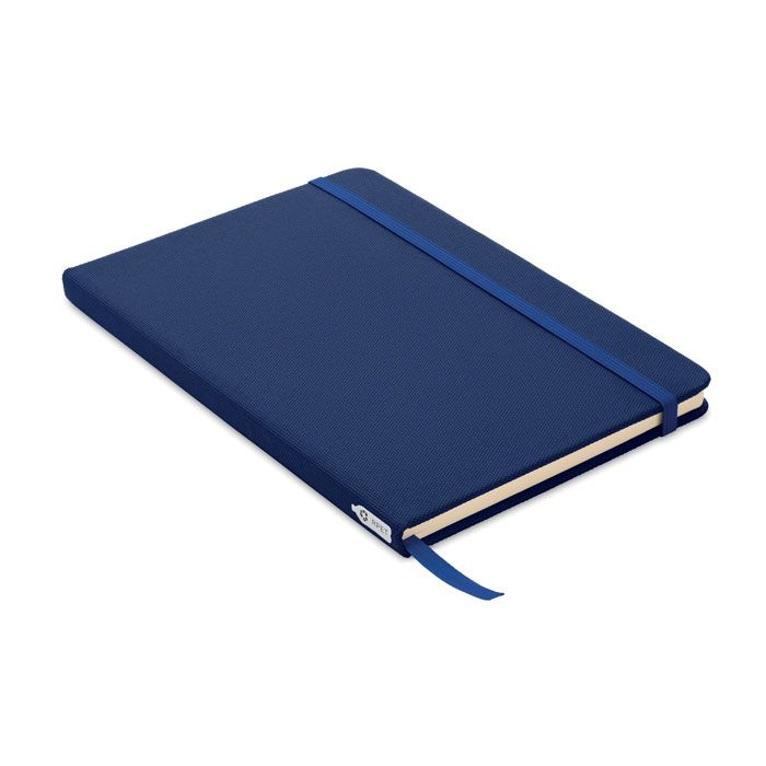 MO9966-04Note Rpet DIN A5 Notizbuch 600D RPET_ Blau MO9966-04Note Rpet DIN A5 Notizbuch 600D RPET_ Blau
