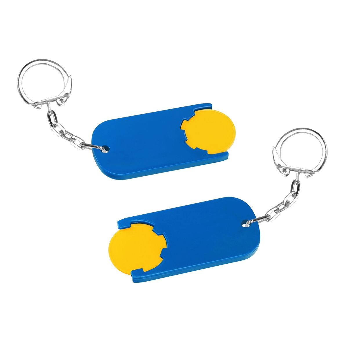 HE7439K-4-3Chiphalter mit 1€-Chip _Alpha_ gelb_ blau