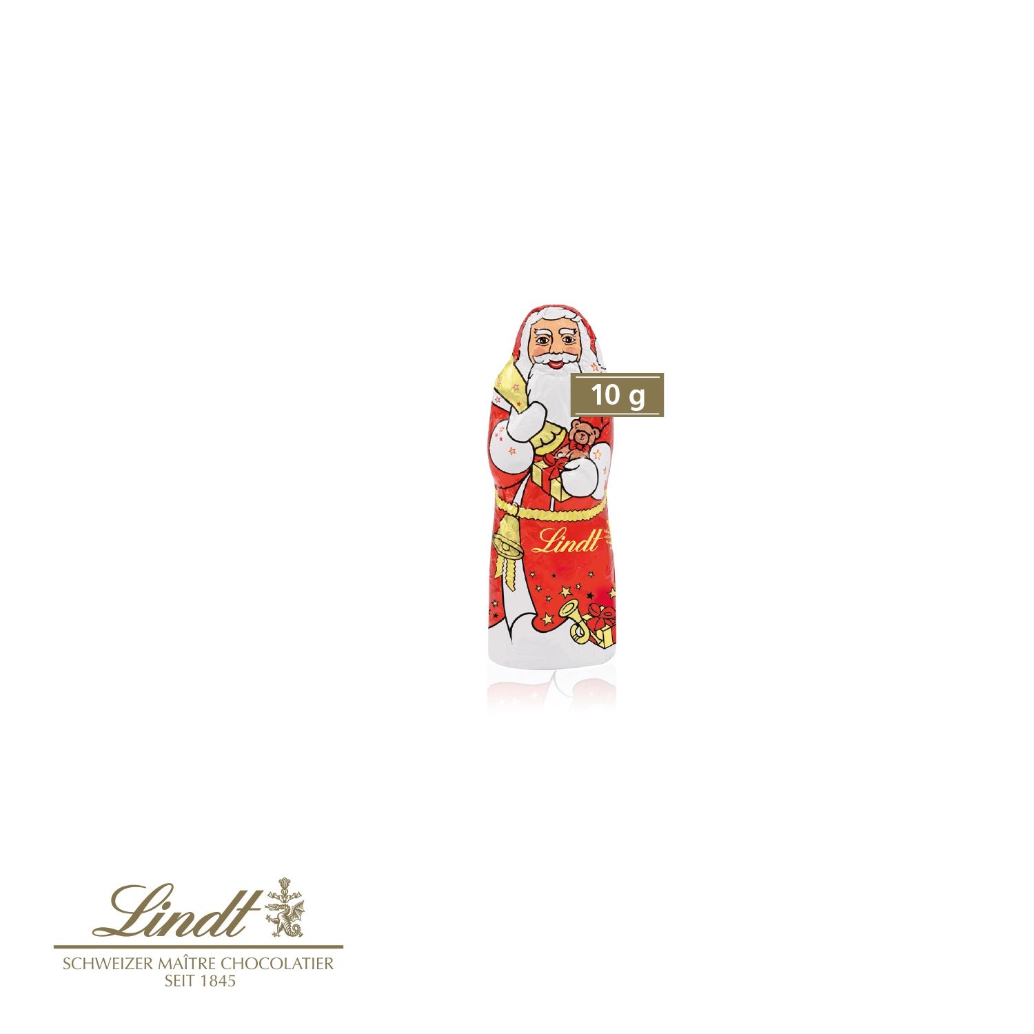 CD95498-01Weihnachtsmann von Lindt_ 10 g_ Lindt Weihnachtsmann
