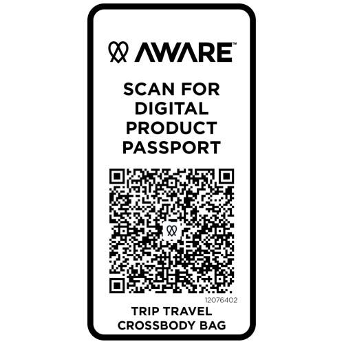 PF120764-1Trip Aware™ Recycelte Reisetasche mit Schultergurt 1 L _ offwhite