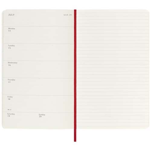 PF107938-1Moleskine Softcover 12 Monate Wochenkalender L_ scharlachrot