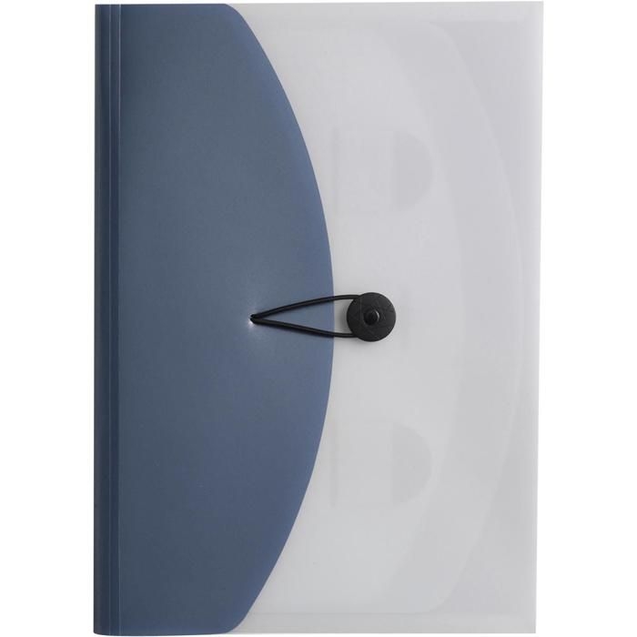 GI8592-01Dokumentenmappe aus Kunststoff Louise_ schwarz