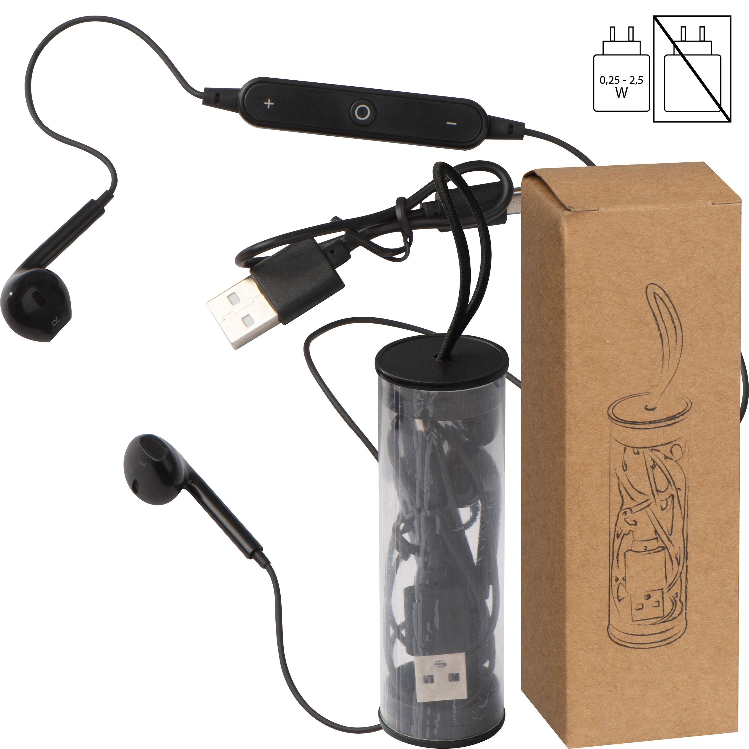 MA30822-03Bluetooth Kopfhoerer mit Lautstaerkeregulierung_ schwarz