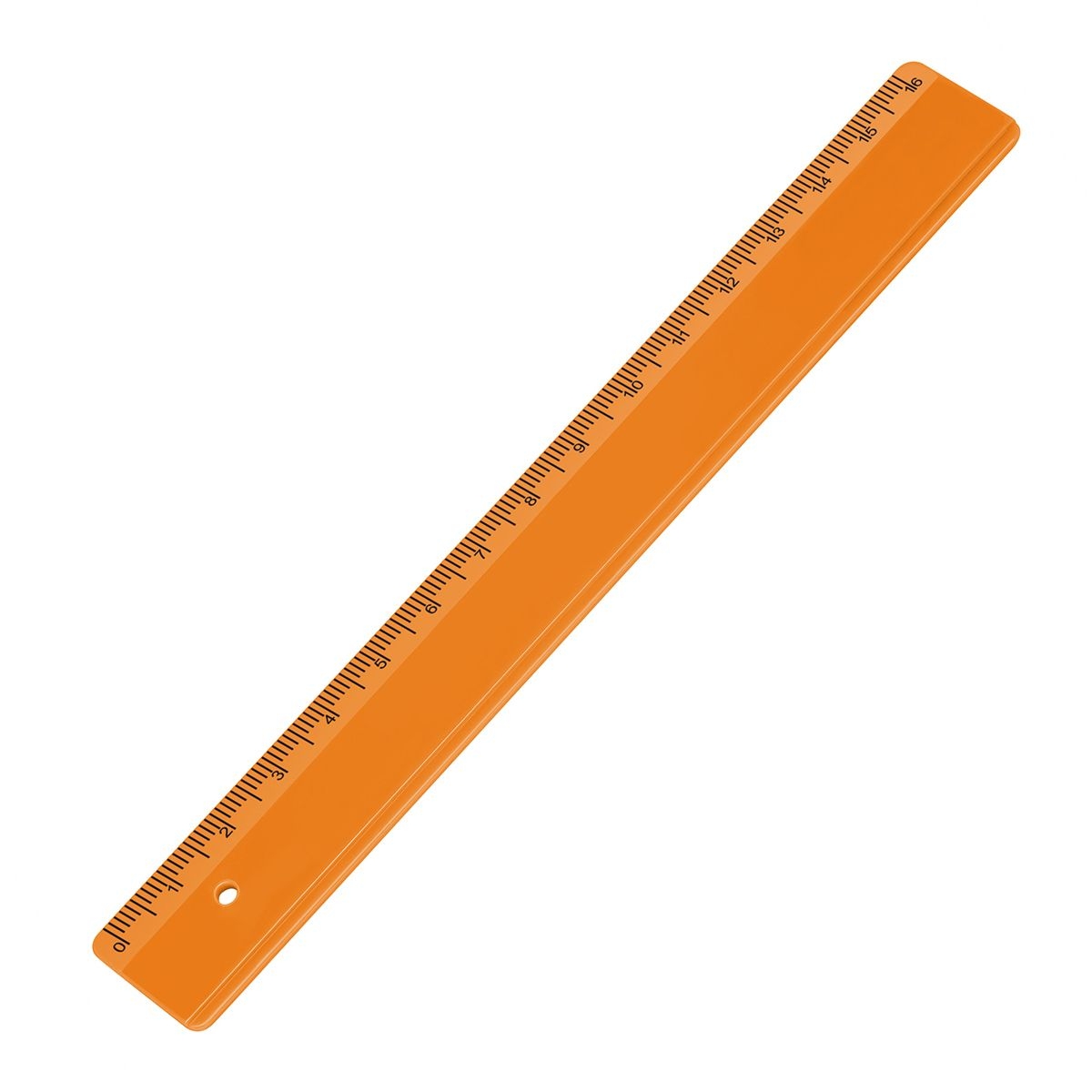 HE7391-5Werbeartikel Lineal 16 cm_ orange