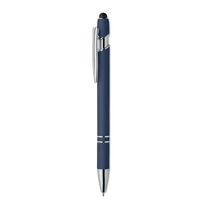 MO2798-85Siparo Druckkugelschreiber mit Stylus_ marineblau