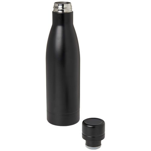 PF100736-6Vasa RCS-zertifizierte Kupfer-Vakuum Isolierflasche aus recyceltem Edelstahl_ 500 ml_ schwarz
