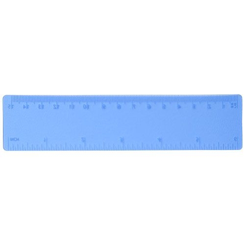 PF210540-8Rothko 15 cm Kunststofflineal_ blau mattiert