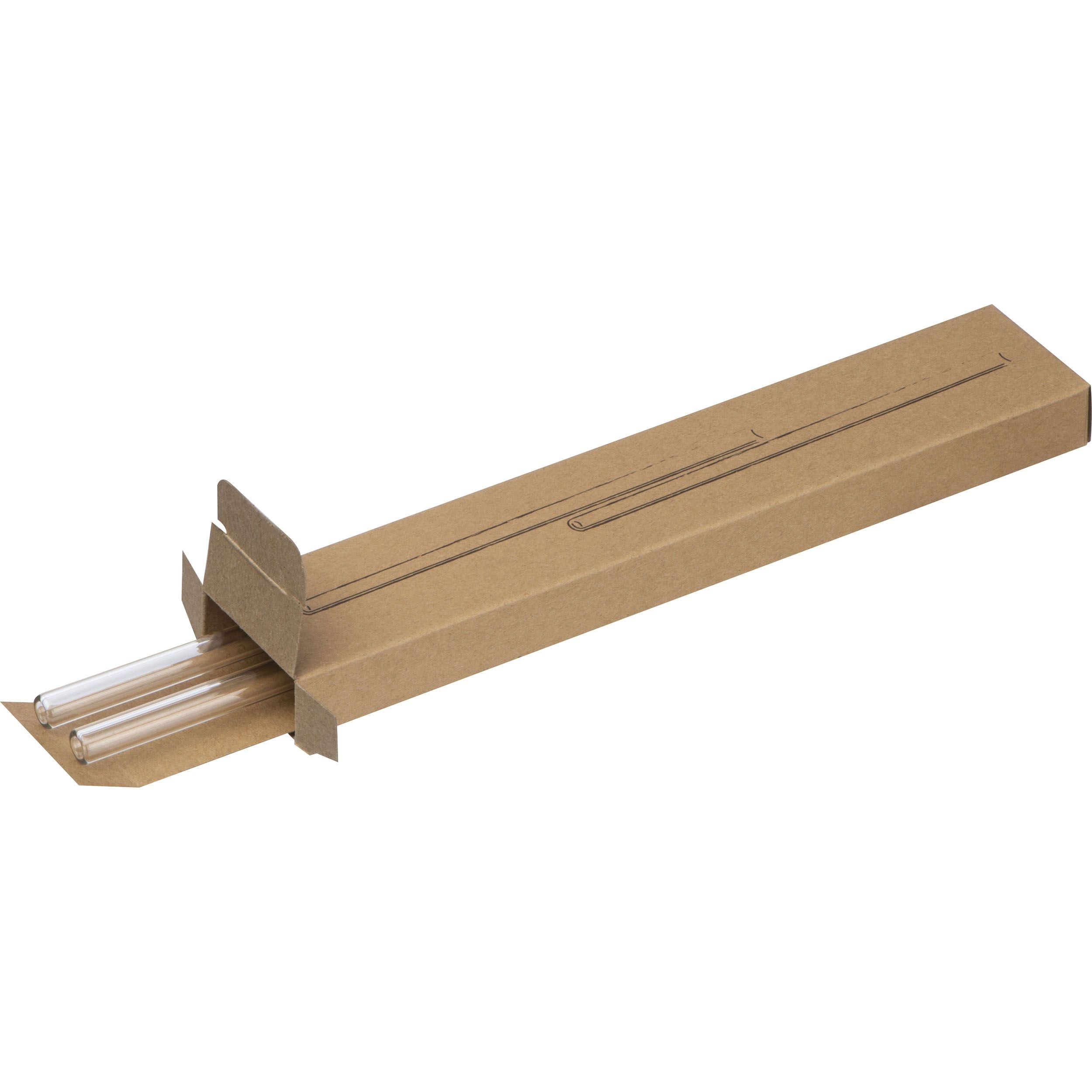 MA81815-66Set aus zwei Glas Trinkhalmen_ transparent