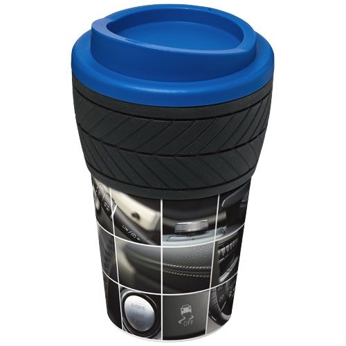 PF210088-8Brite-Americano® 350 ml Isolierbecher mit Schutzring Reifen-Design_ mittelblau PF210088-8Brite-Americano® 350 ml Isolierbecher mit Schutzring Reifen-Design_ mittelblau