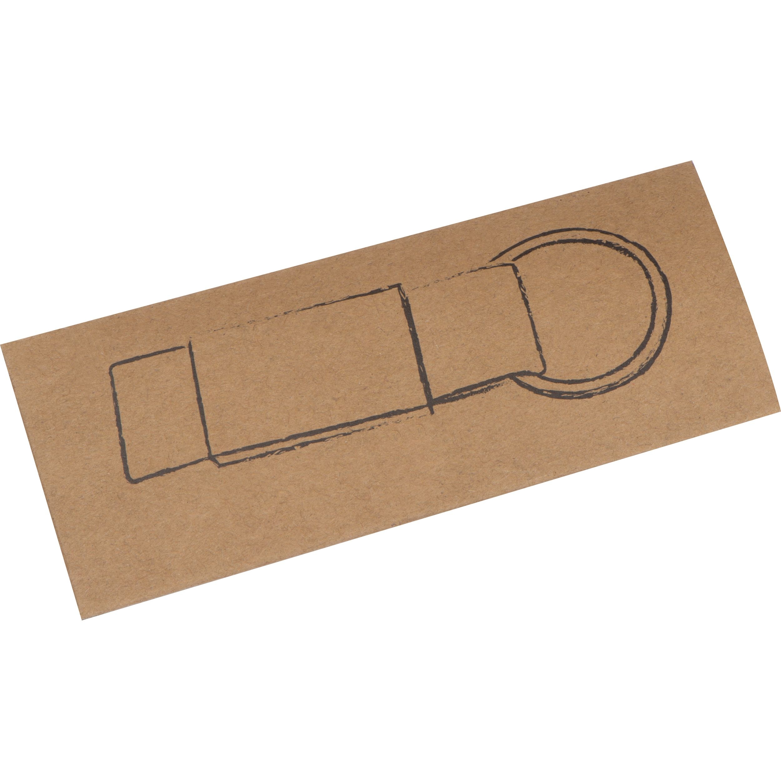 MA90957-05Schluesselanhaenger mit farbigem Stoffbaendchen MARC_ rot