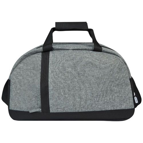 PF120656-1Reclaim GRS recycelte Sport-Reisetasche 21 L_ schwarz_heather grau