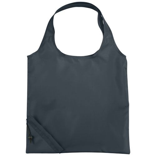 PF120119-8Bungalow faltbare Polyester Tragetasche 7L_ kohle