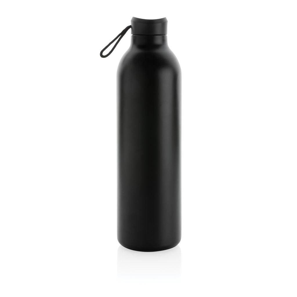 XDP438.01-1Avira Avior RCS recycelte Stainless-Steel Flasche 1L_ schwarz