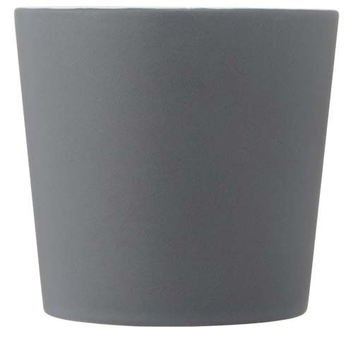 PF100900-1Cali 370 ml Keramiktasse mit matter Oberflaeche_ weiss_grau matt