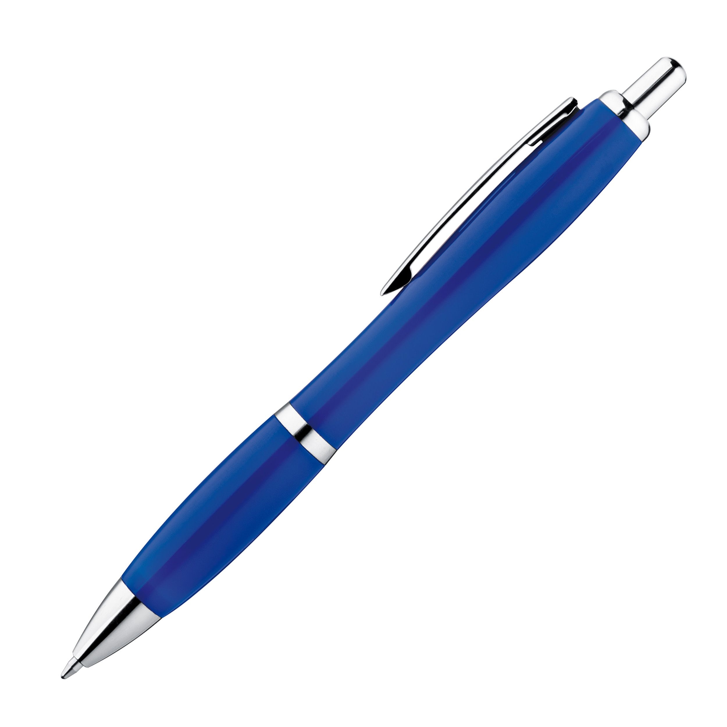 MA11679-04Kunststoffkugelschreiber vollfarbig _ blau