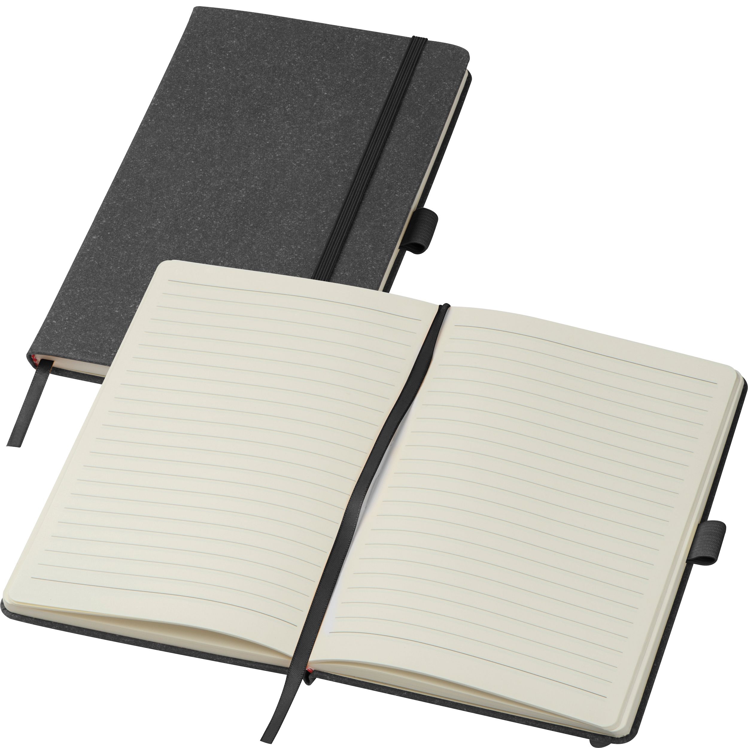 MA22746-03A5 Notizbuch mit recyceltem Ledereinband_ schwarz