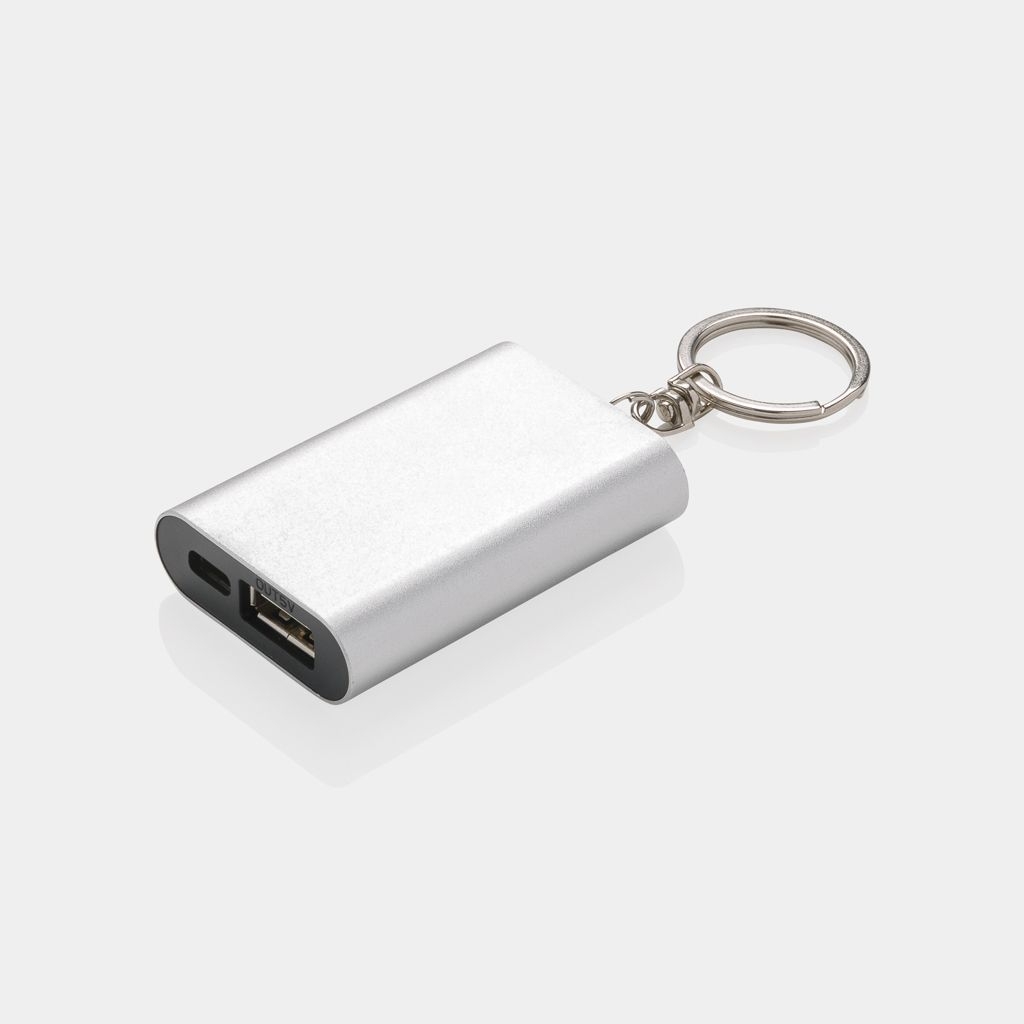 XDP324_19-01.000 mAh Schluesselanhaenger Powerbank_ silber