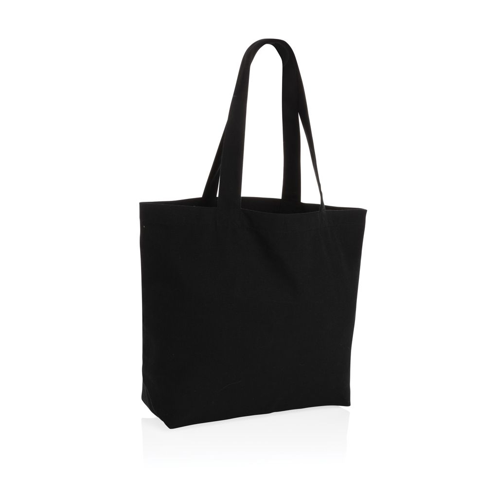XDP762.96-1Impact Aware™ 240g_m² rcCanvas Shopper _ Tasche_ ungefaerbt_ schwarz